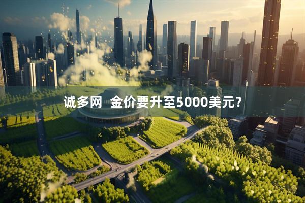 诚多网  金价要升至5000美元？